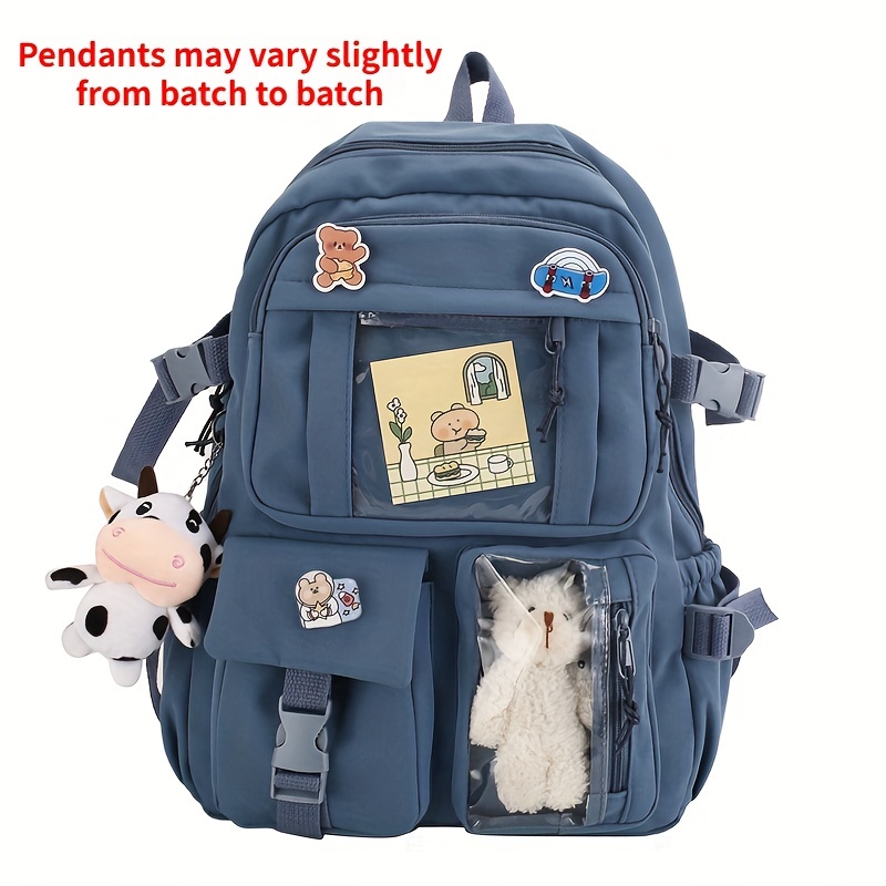 Aliexpress Cute Denim Backpacks Kawaii Large Capacity Backpack