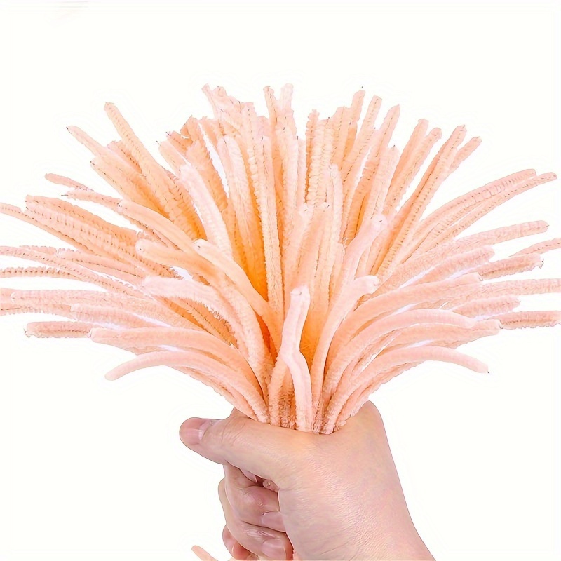 Craft Supplies Set: Macaron Colored Pipe Cleaners Pom Poms - Temu