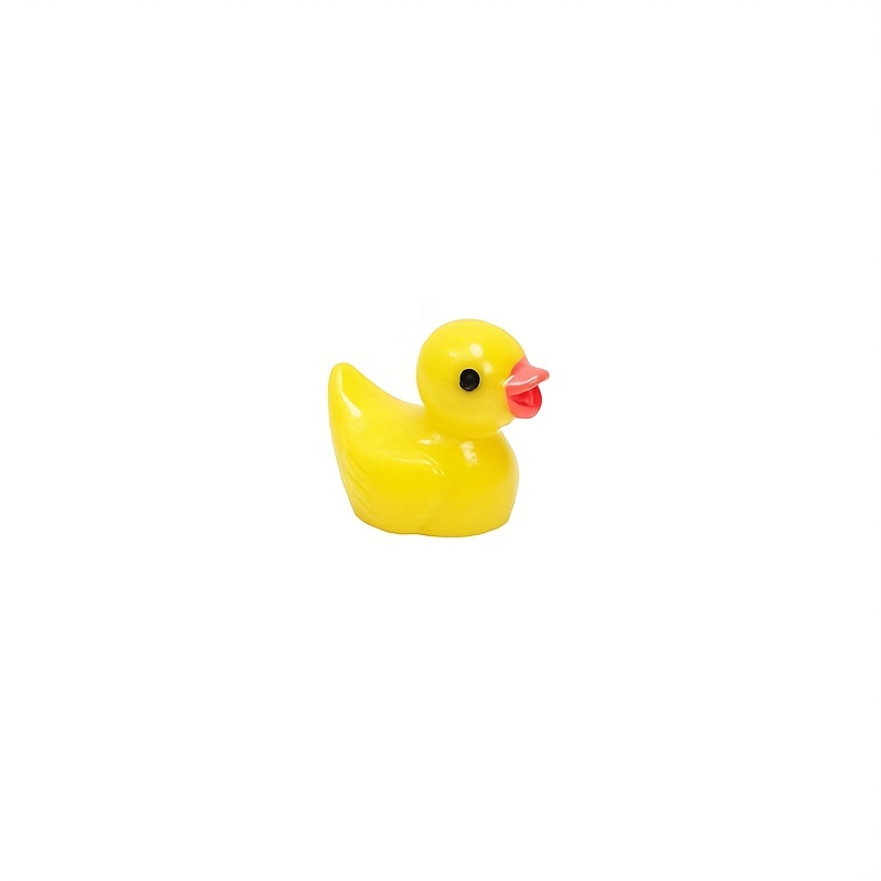 Yellow Ducks Mini Resin Ducks Miniature Duck Figures - Temu