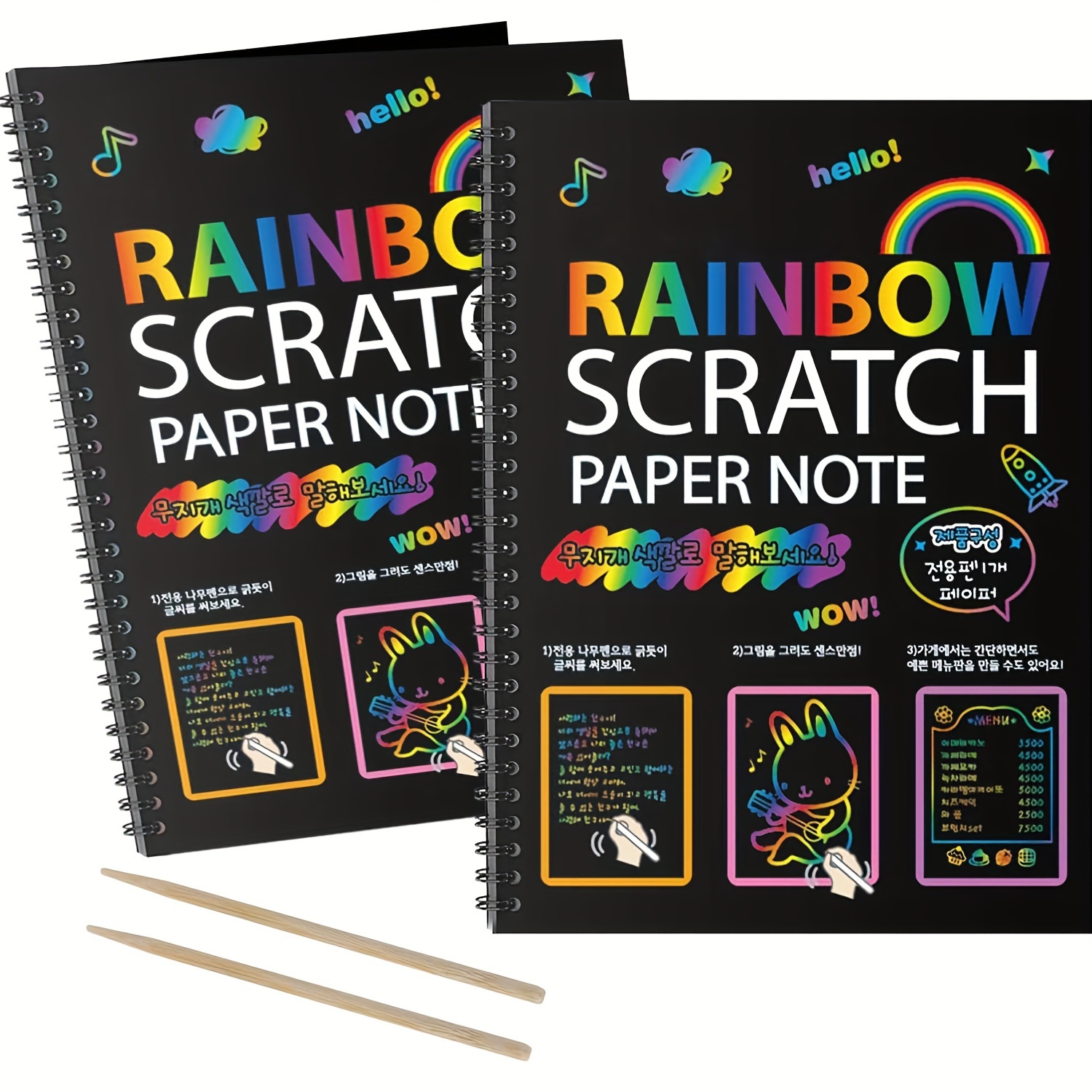 50 Sheets Scratch Magic Rainbow Paper Craft Kit Drawing Paper for Girls Boys  3 4 5 6 7 8 Years Old DIY Party Favor Game Activity Birthday Toy Gift Set -  China