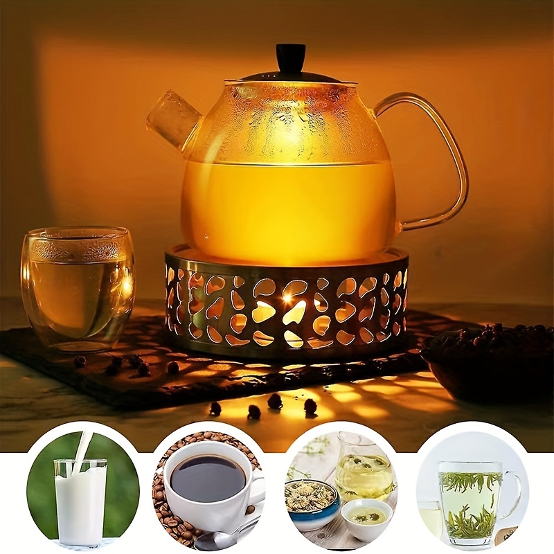 Glass Teapot Warmer Base