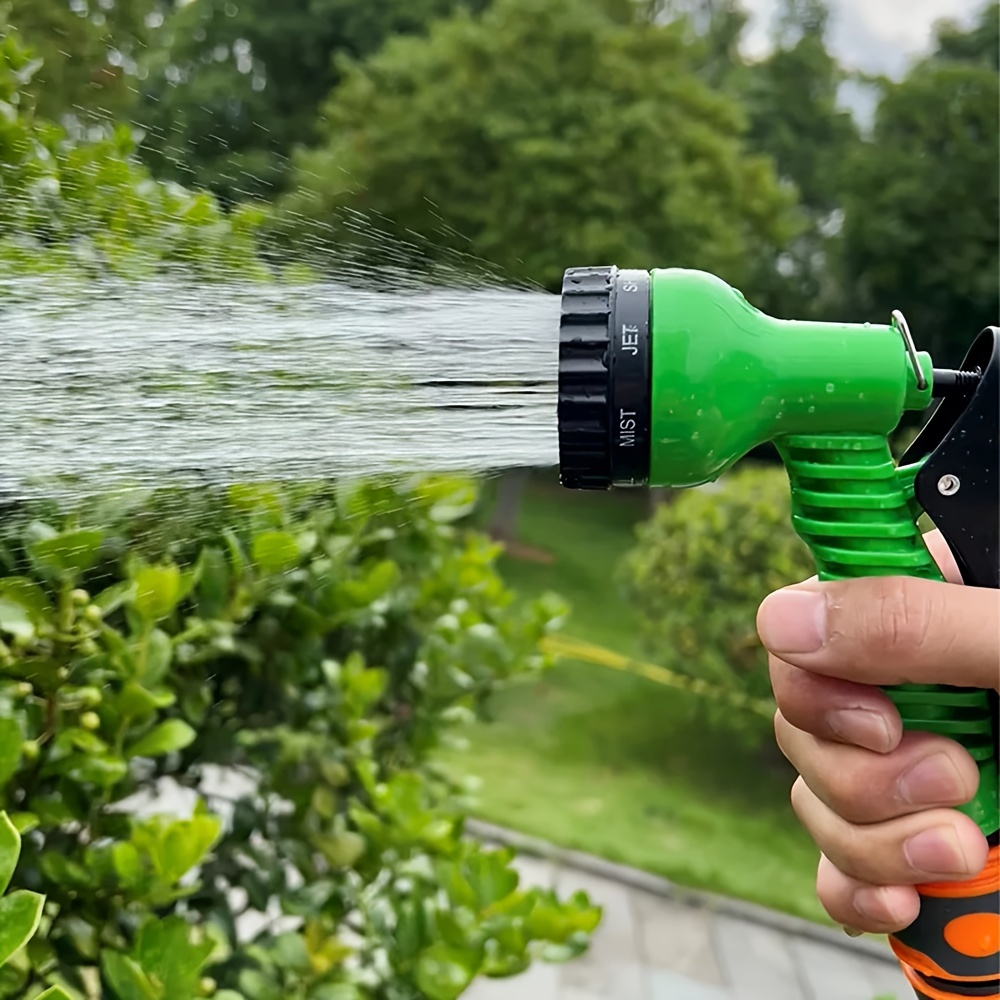 

1pc, 7 Styles High Pressure Water Gun Car Wash Garden Adjustable Nozzle Hose Watering Gun Lawn Hose Multifunction Irrigation Sprayer