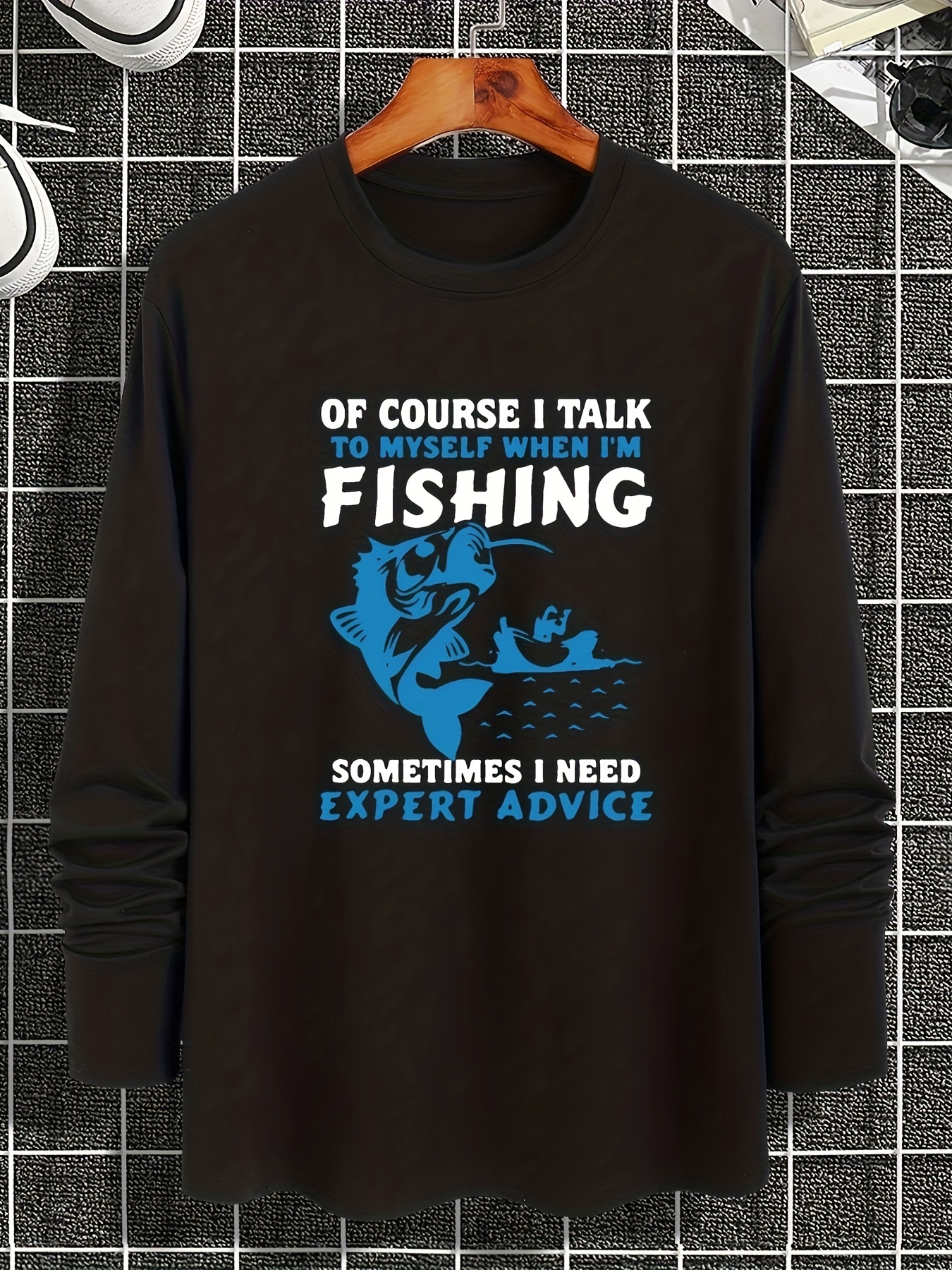 Off Course I Talk To My Self When I'm Fishing New Men's Shirt
