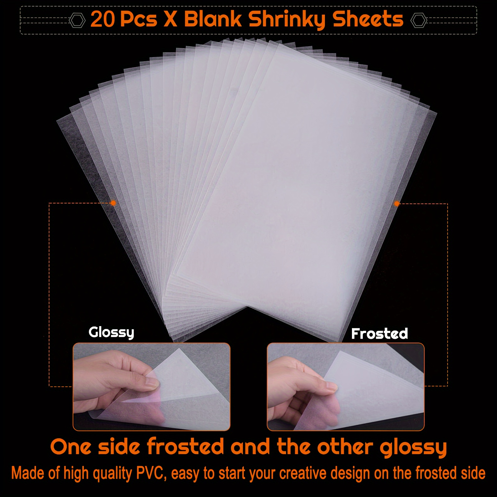 Shrinky Sheets Kit For Shrinky Dink Heat Shrink Plastic Film - Temu