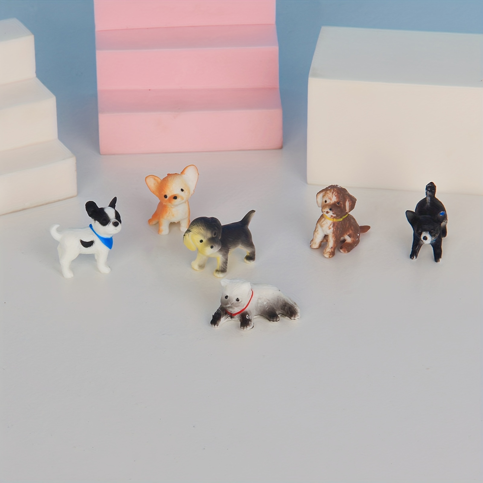 iftnotea 12PCS Mini Farm Animal Toy Figurines - Tiny Plastic Barn