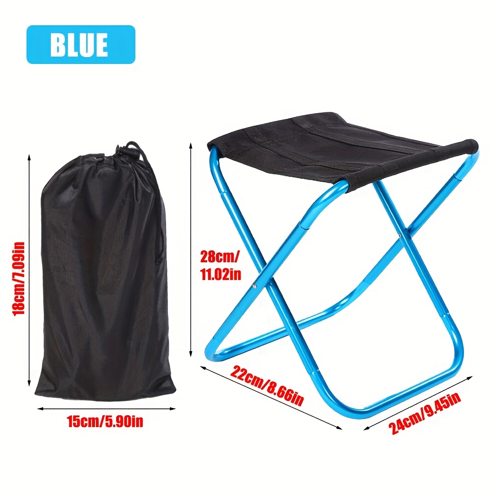 Portable Folding Aluminum Foldable Fishing Stool Mini - Temu