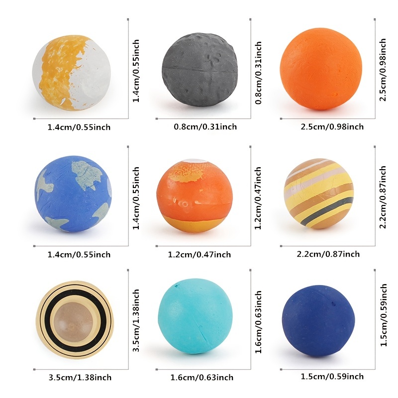 solar system planet balls