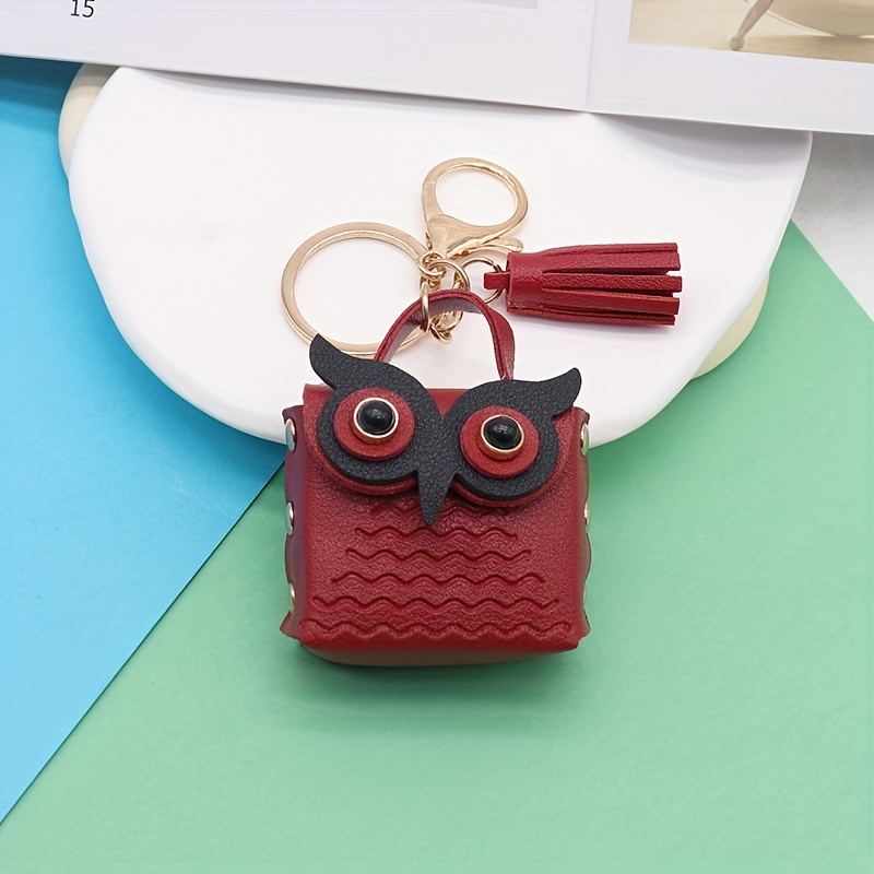 Cute Cartoon Owl Coin Purse Keyring - Perfect Gift For Men & Women - With  Lobster Clasp - Temu