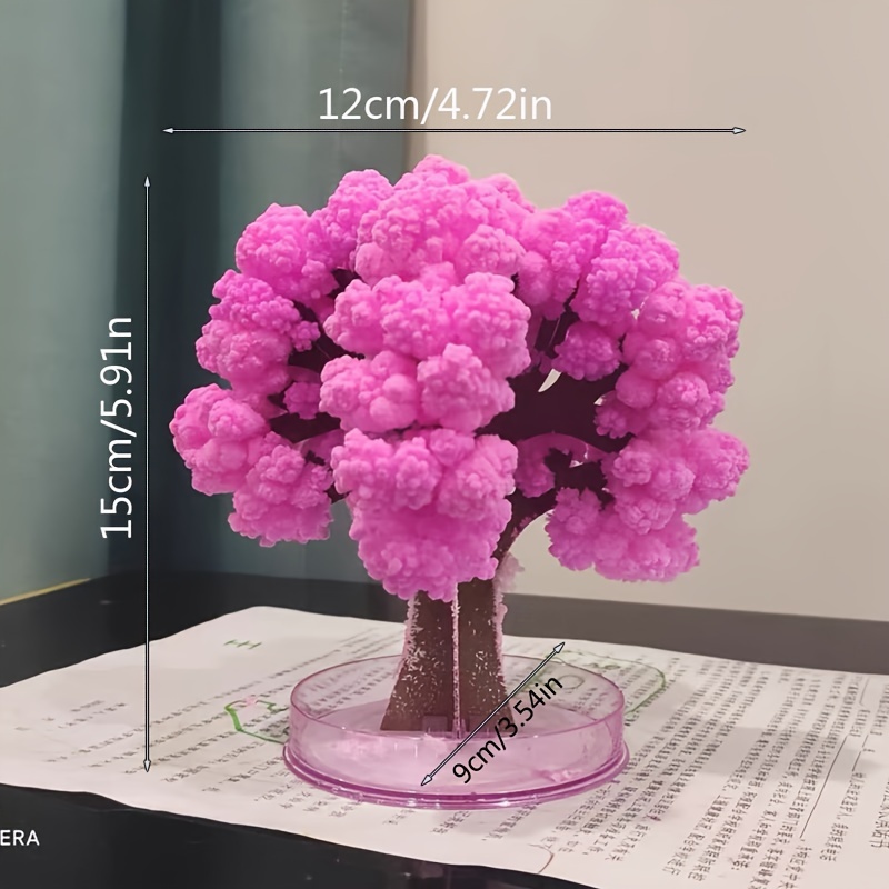 Paper Tree Blossoming Crystal Childhood Toy, Flowering Tree Growing  Christmas Cherry *** Tree Magic Christmas Crystal Blossoming Cherry *** To