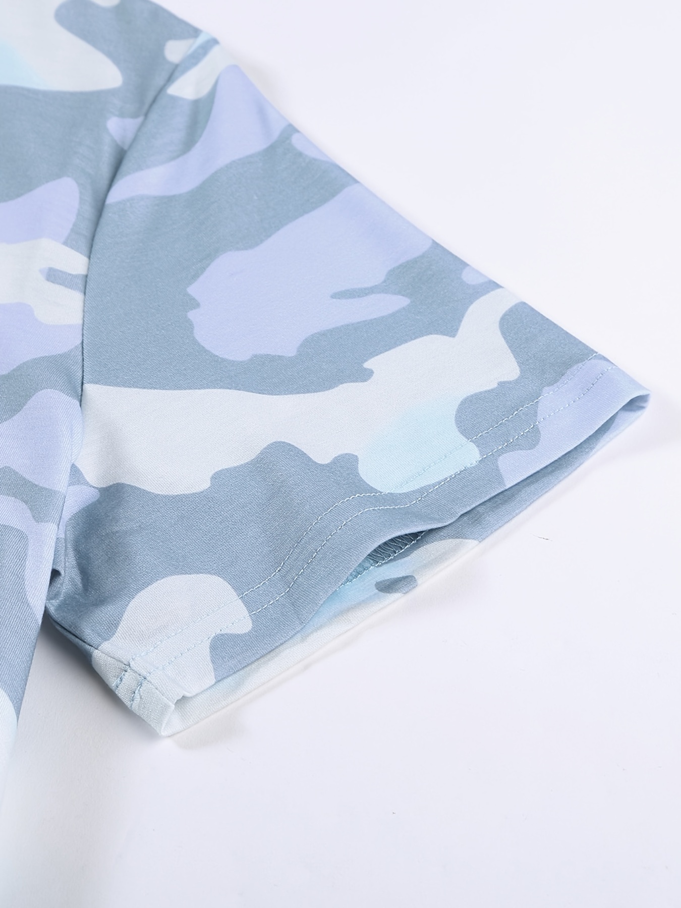 Sky Blue Camouflage T-Shirt (2X-Large)