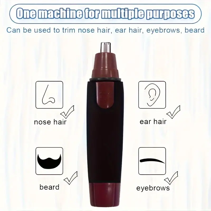 nose hair trimmer painless ear and face hair trimmer suitable for men and women details 3
