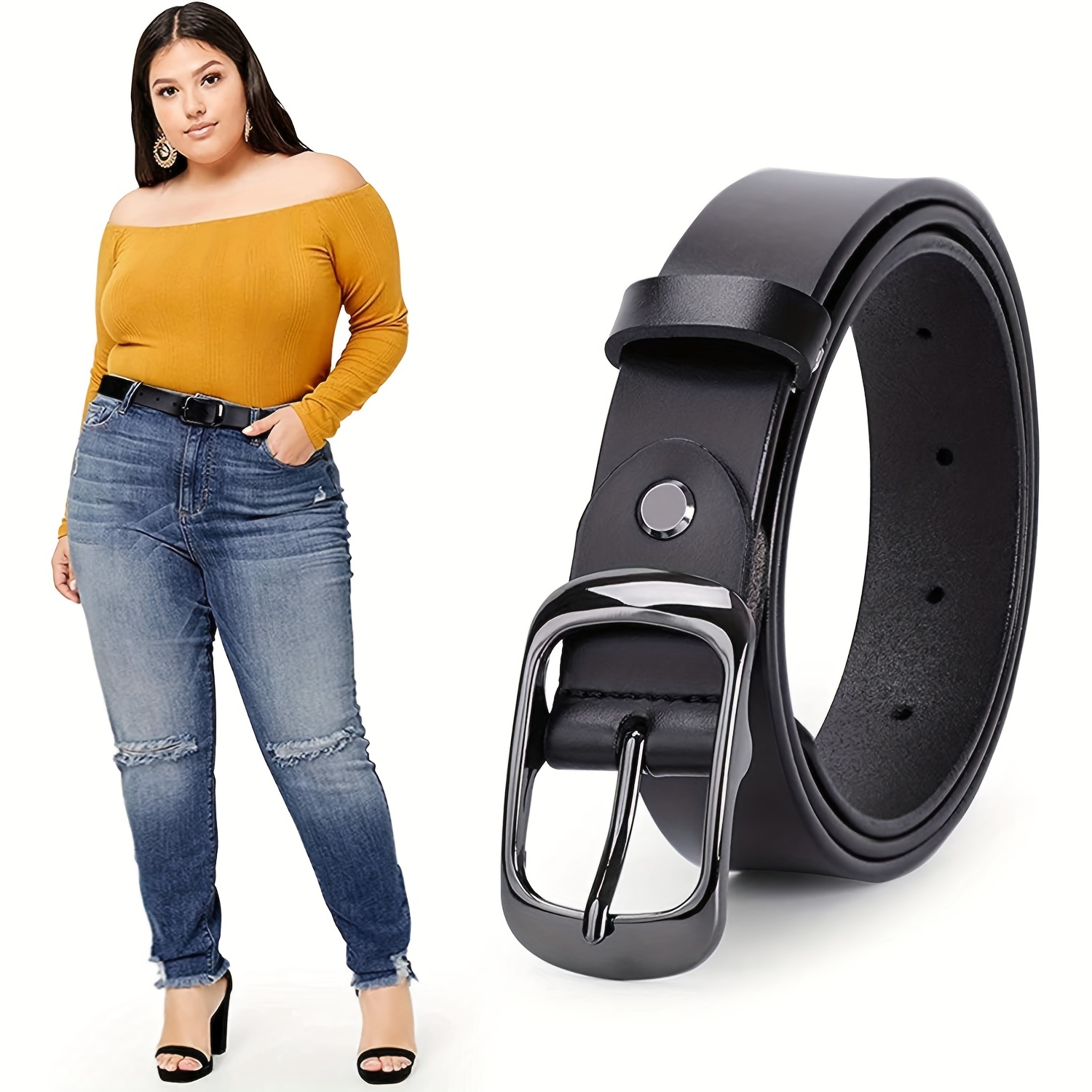 Looking for plus size belts? Shop our stretch belts.