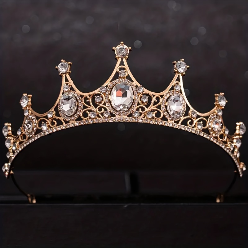 1pc Corona Principessa Regina Cristallo Elegante Festa - Temu Italy