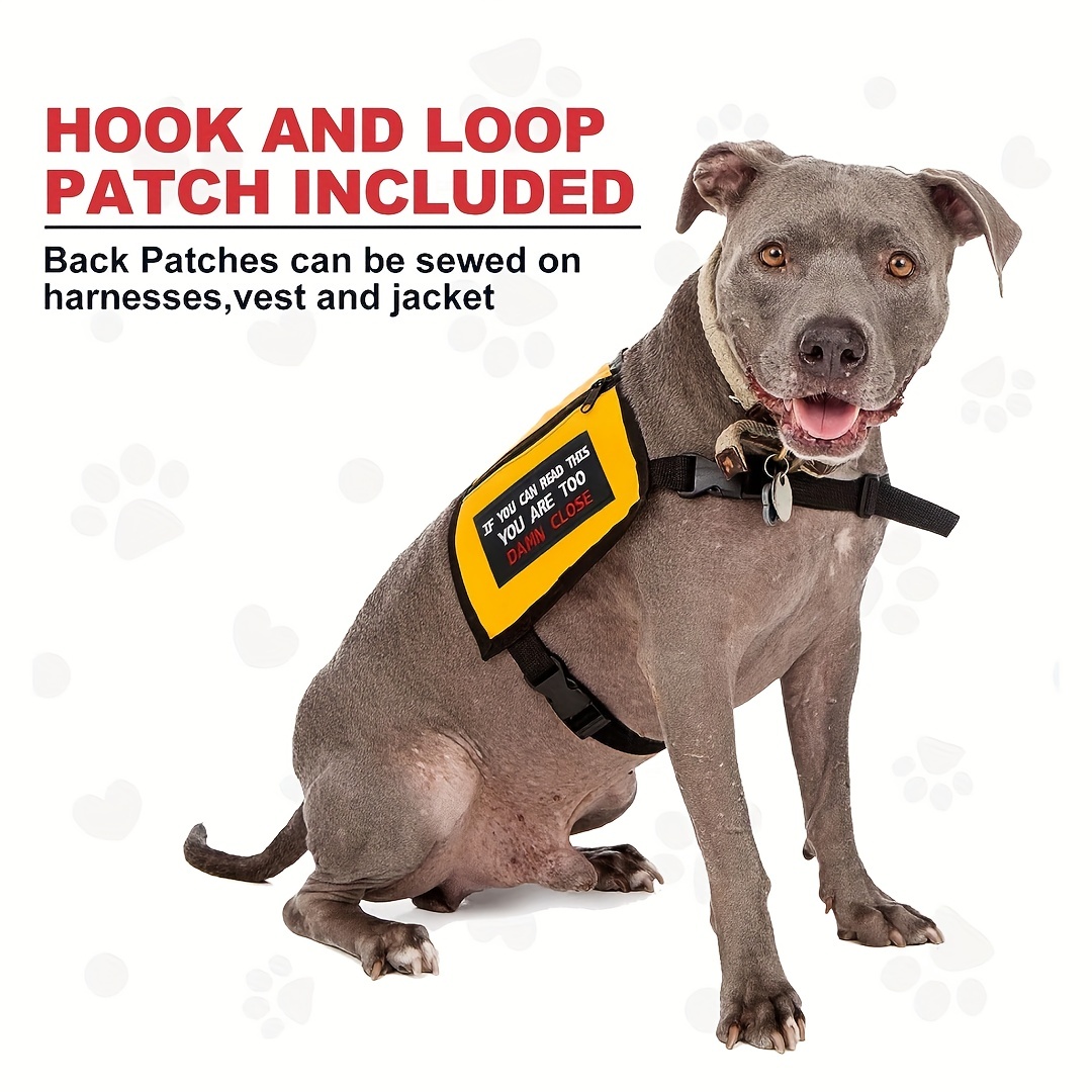 Embroidery Service Dog Patches Ask To Do Not Pet Patch Vest - Temu