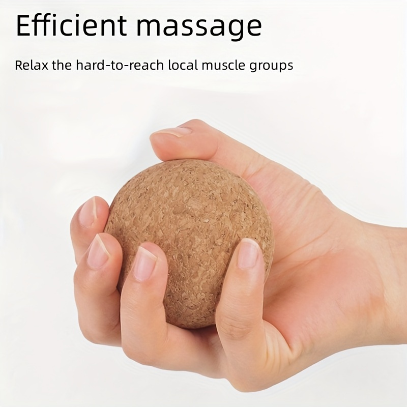 Natural Cork Massage Ball Fascia Cork BallMuscle Massage Tension