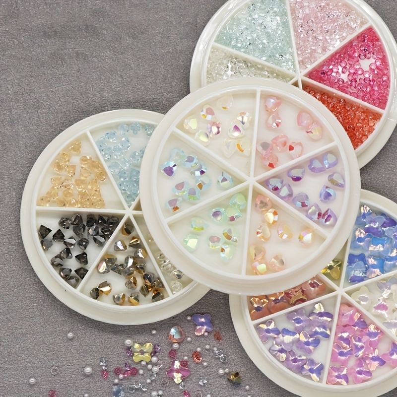 Nail Art Stickers - Resin - Rhinestones For Nails - ApolloBox