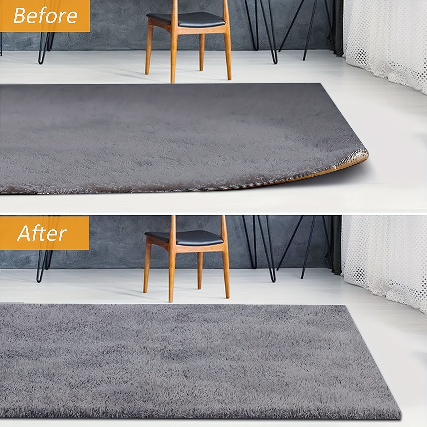 Carpet Anti Slip Reusable Rug Tape Rug Stoppers Washable Corner