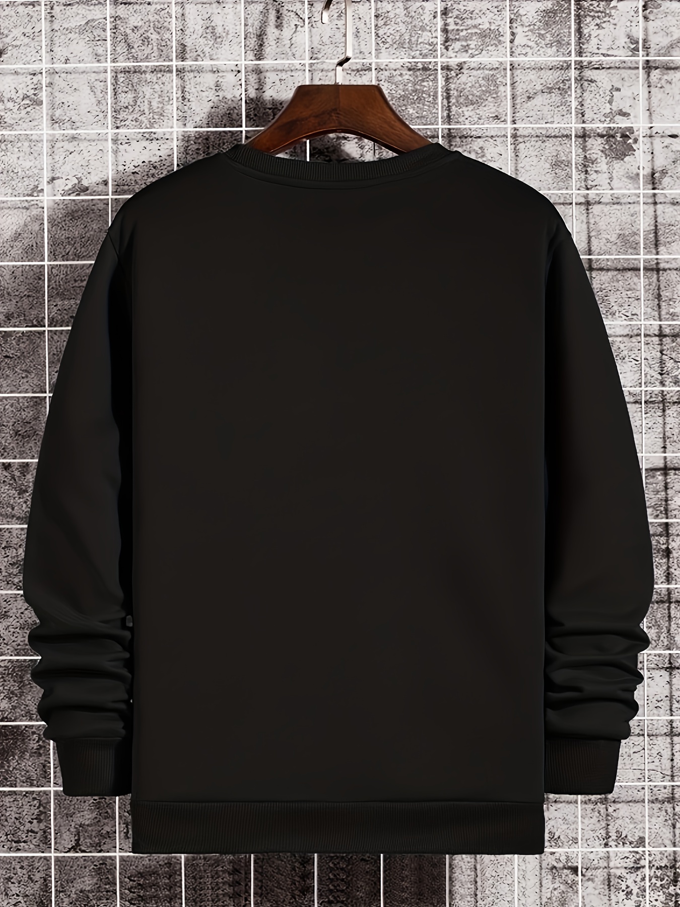 Dellafuente Sweatshirt Logo Letter Print Sweatshirts Unisex Streetwear Long  Sleeve Top Pullover Tracksuit Men Graphic Clothes