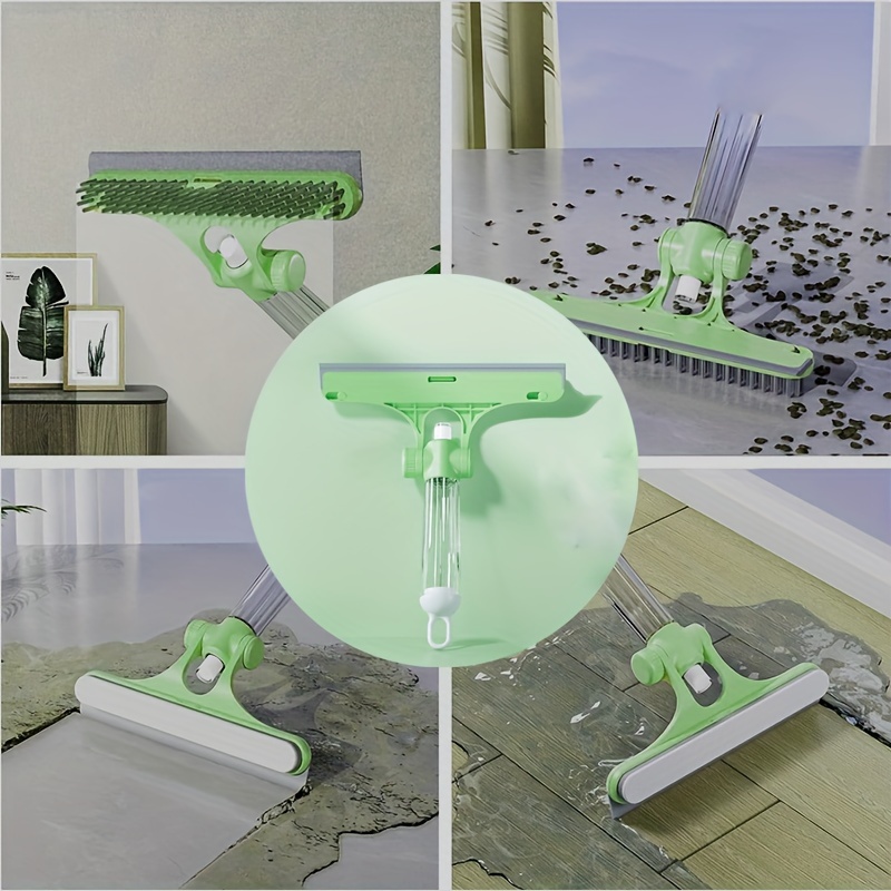 Douche Raclette Vitre Essuie-glace Scraper Cleaner avec lame en silicone et  crochet de support pour salle de bain / cuisine / voiture Verre / miroir /  porte / carrelage