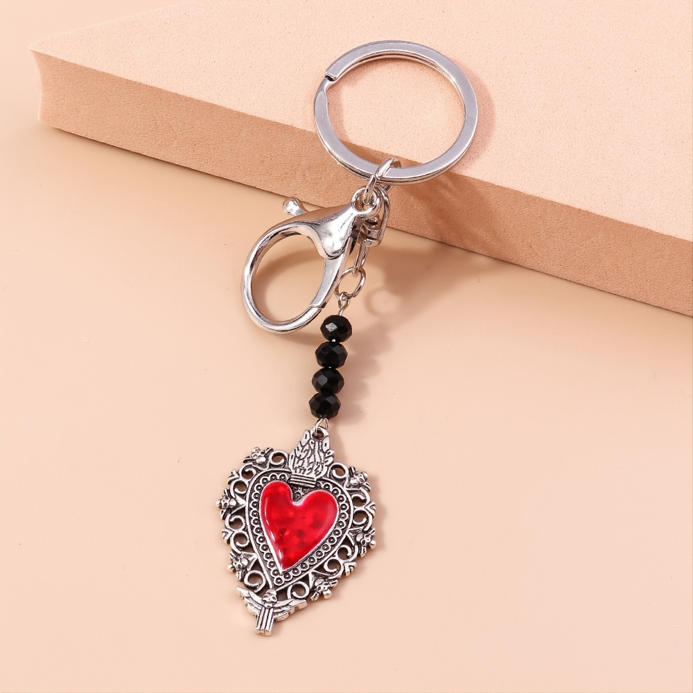 Black Heart Charms  Leather Bag Charms handmade in the USA – KMM