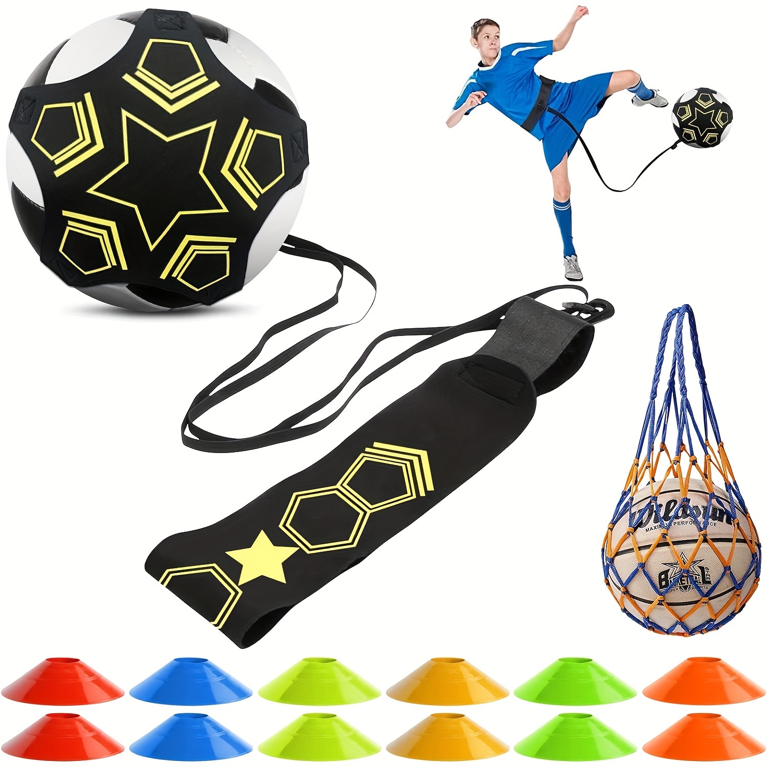 14pz/set Accessori L'allenamento Calcio Allenatore Calcio 12 - Temu Italy