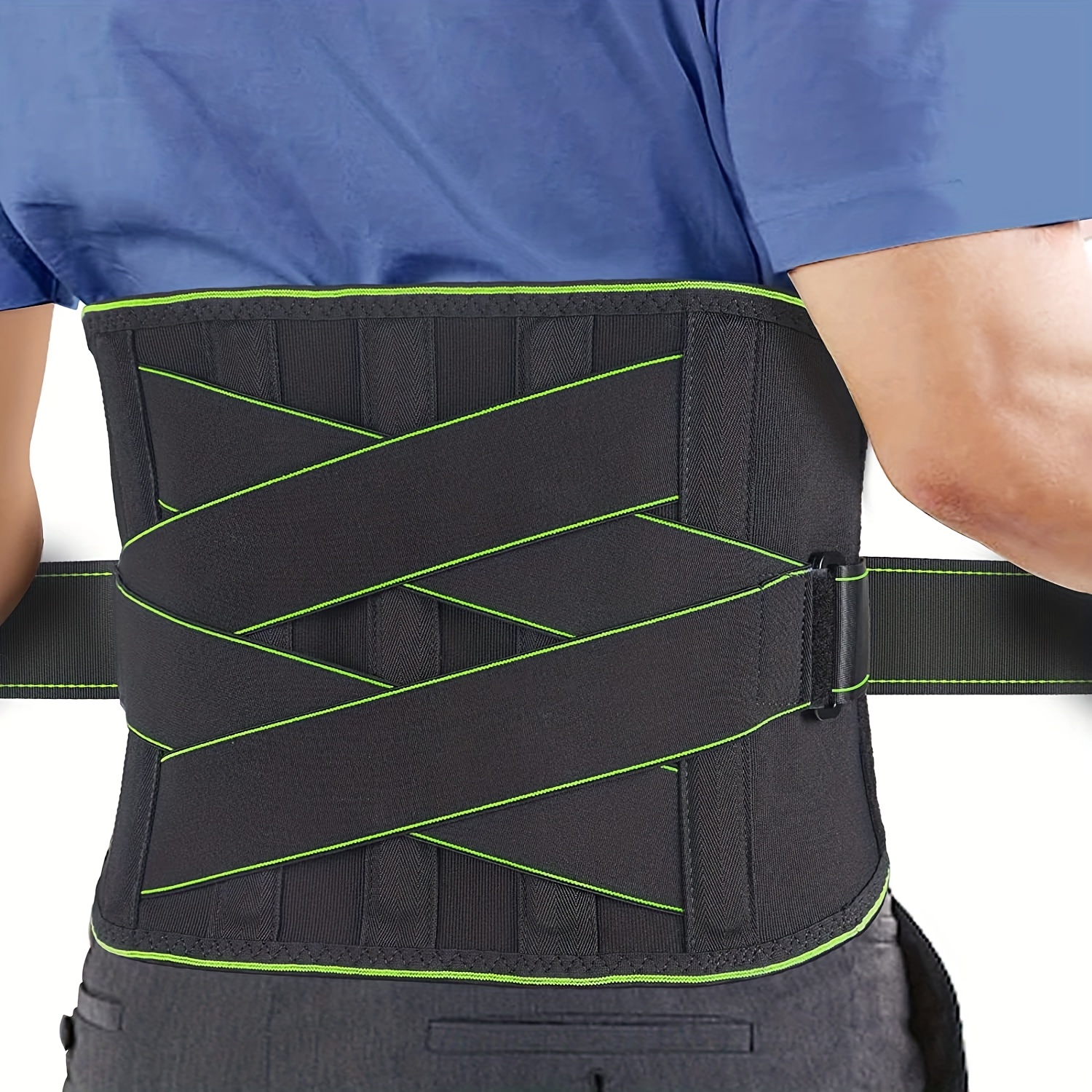 Orthopedic Lumbar Corset on the Human Body. Back Brace, Waist Support Belt  for Back Stock Photo - Image of background, pain: 239079180
