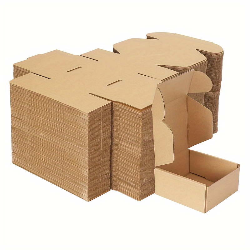 25 Paquetes Cajas Cartón Corrugado Mudanzas Cajas Embalaje - Temu