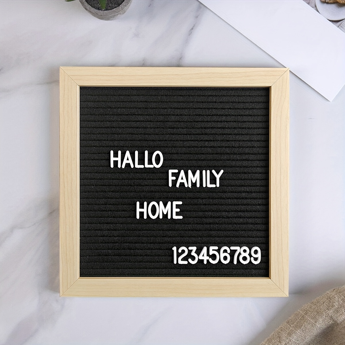 Classic Log Letter Board For Home Decoration Baby - Temu