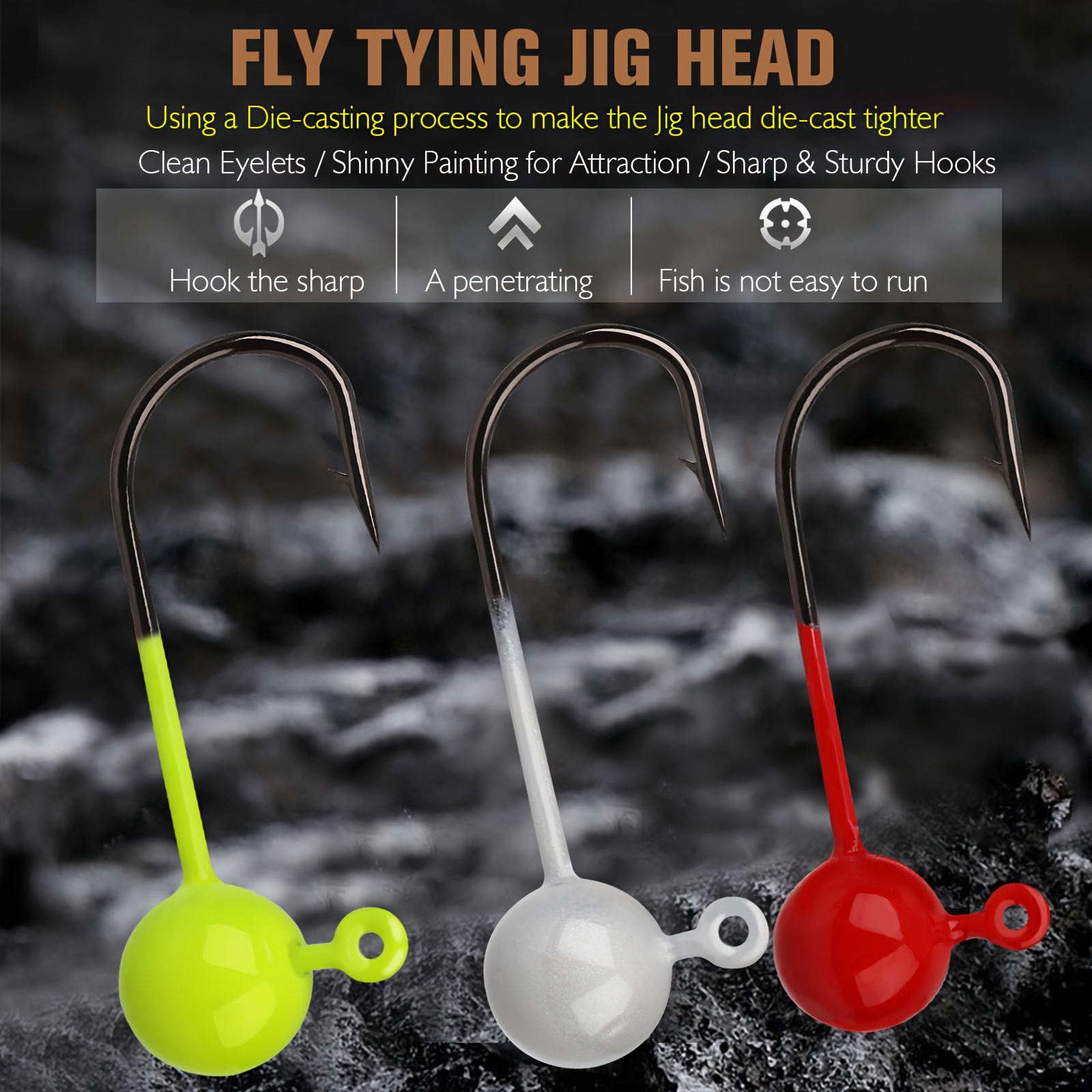 Fly Tying Jigs Kit Jig Heads Fly Fishing Fishing - Temu