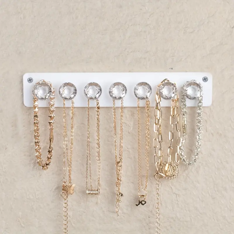 Necklace Hangers Acrylic Necklaces Holder Wall Mounted - Temu