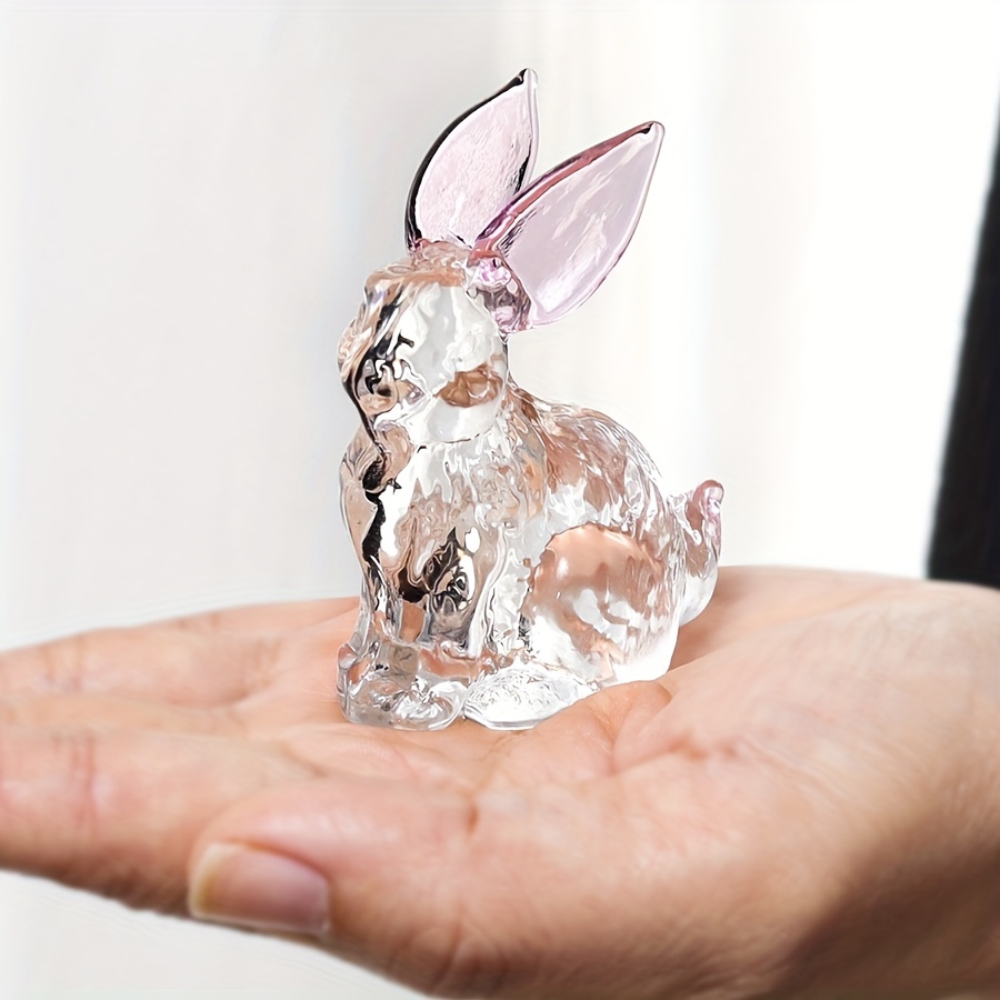Pure Copper Tea Pet Little Rabbit Sculpture/home Desk Ornament A831 