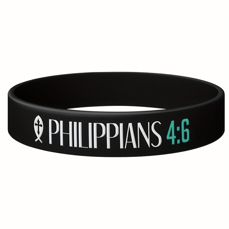 Christian Bible Verse Silicone Bracelets