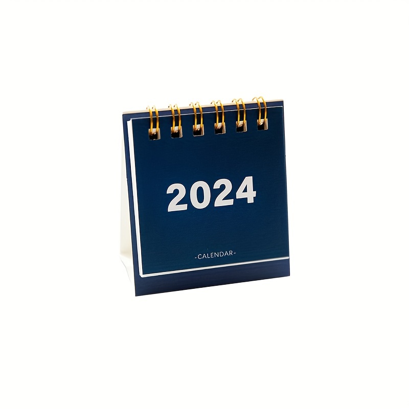 Piccolo Calendario Scrivania 2024 Gen.2024 Dic.2024 Mini - Temu Italy