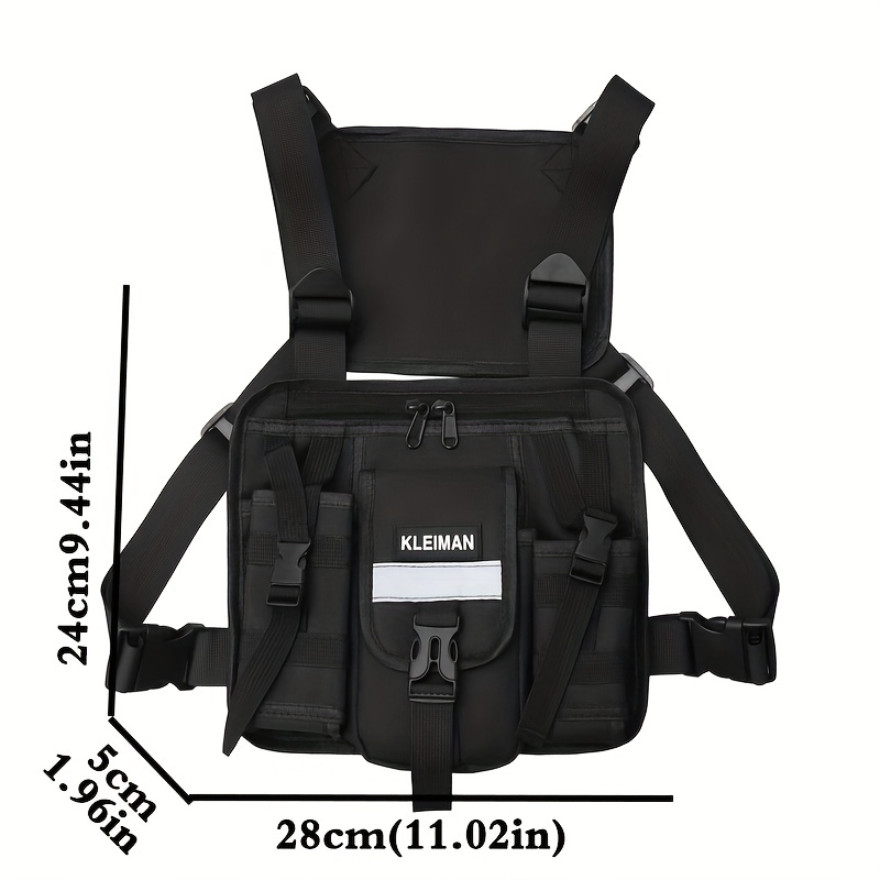 Outdoor Casual Chest Bag Nylon Lightweight Multi pocket Vest - Temu