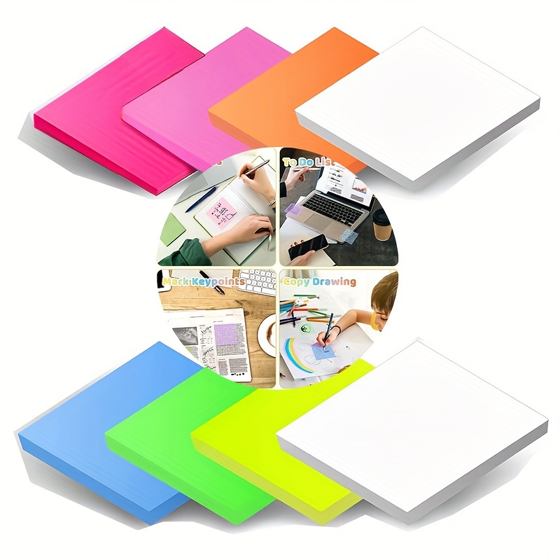 Waterproof Clear Transparent Sticky Notes Perfect Home - Temu