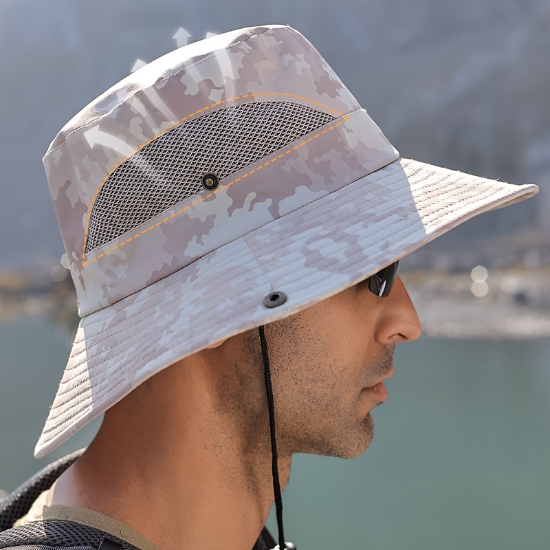 Summer Sunscreen Fisherman's Hat Men's Outdoor Sports - Temu