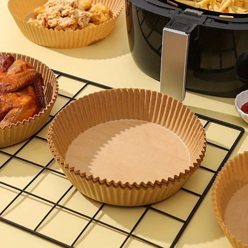 Disposable Air Fryer Liners - Paper Basket Bowl And Trays - Easy Cleanup  And Safe Cooking - Essential Kitchen Accessories For Healthy And Convenient  Meals - Temu