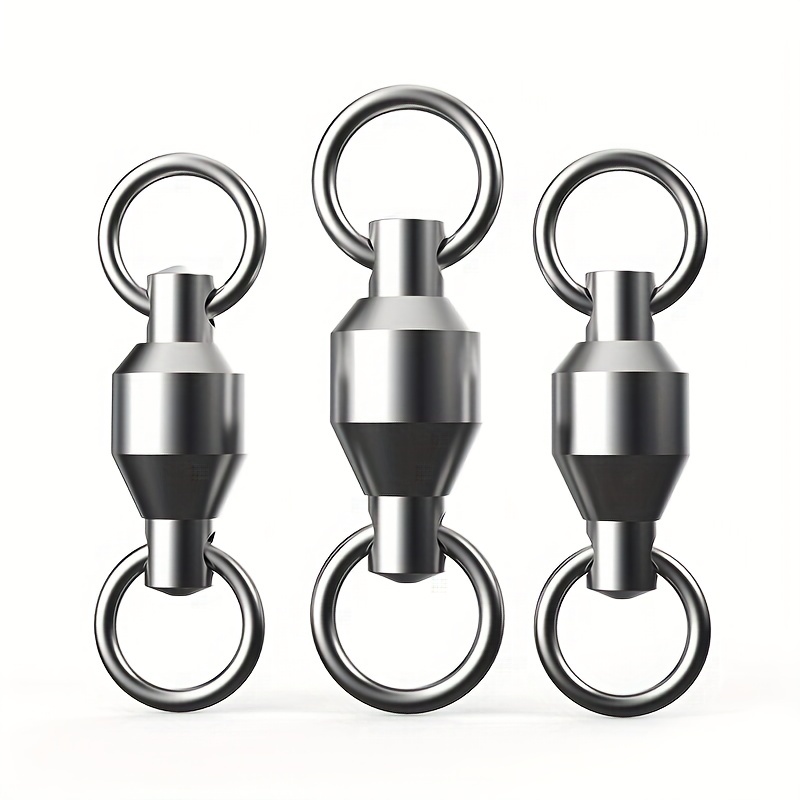 10pcs 8 Shaped Swivel Ring, Strong Force High-speed Rotary Connector,  Fishing Small Accessories