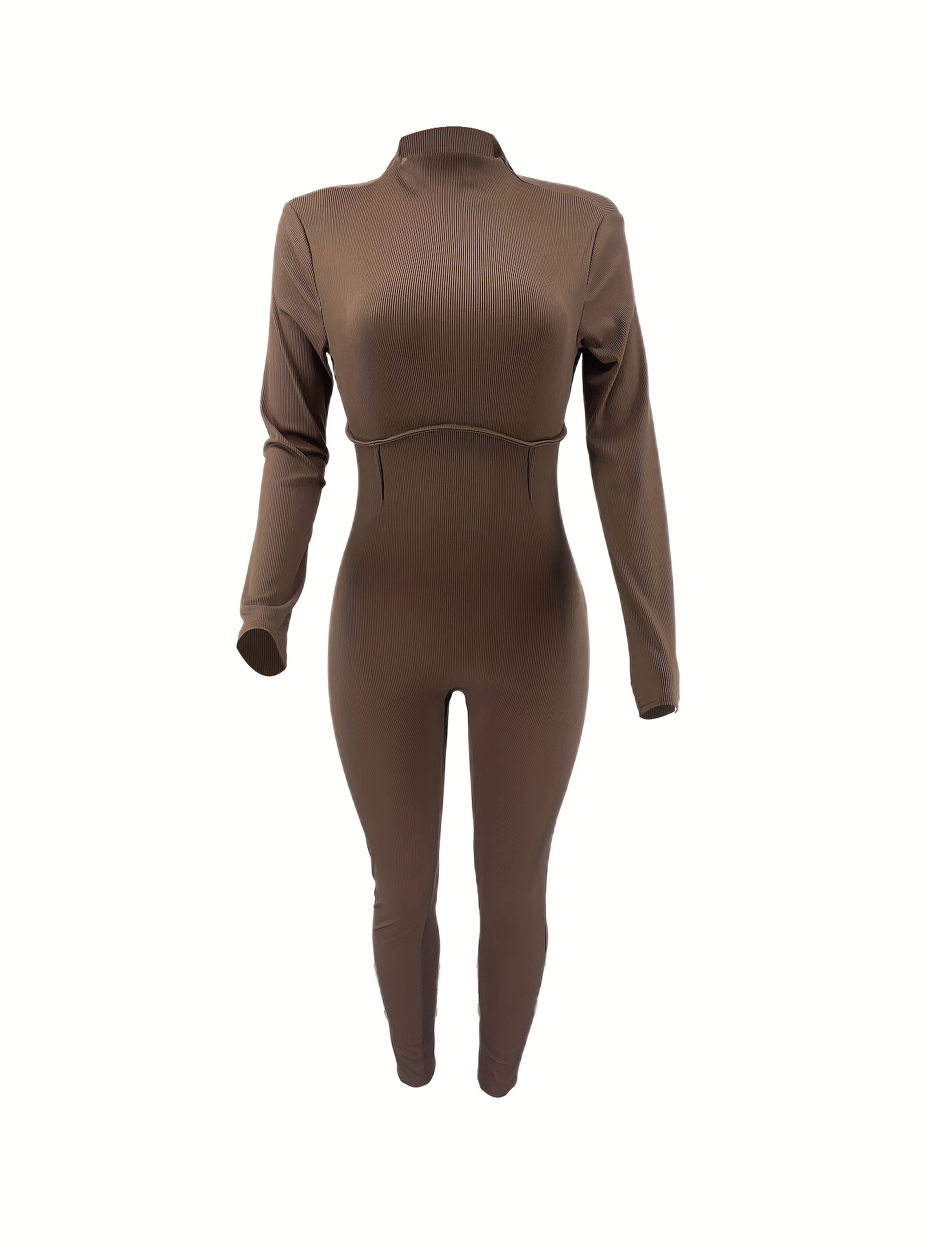 Small Turtleneck Solid Color Sexy Jumpsuit Glamorous Slim Soft