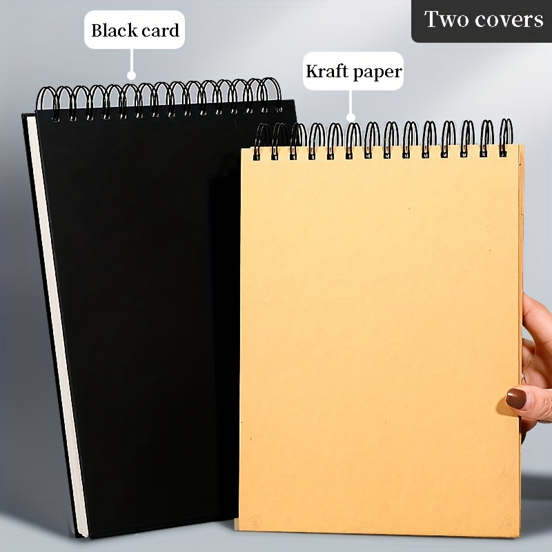 Notebooks Black Paper, Notebook Black Kraft Paper