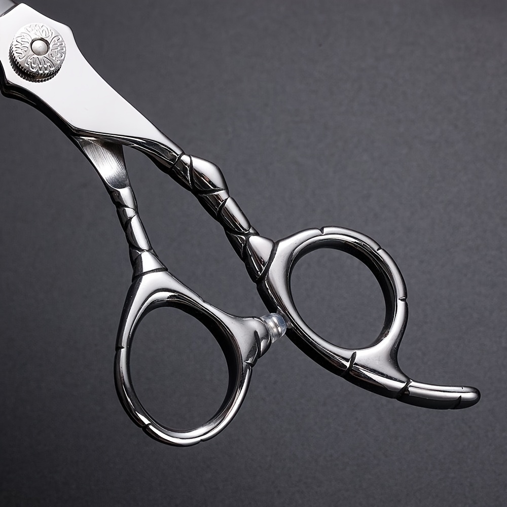 1pcs Alligator Handle Silvery Hairdressing Scissors Hair Cutting Scissors  Thinning Shears Hairdresser Scissors