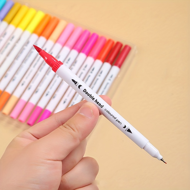 Water based Double headed Washable Watercolor Pen Students' - Temu