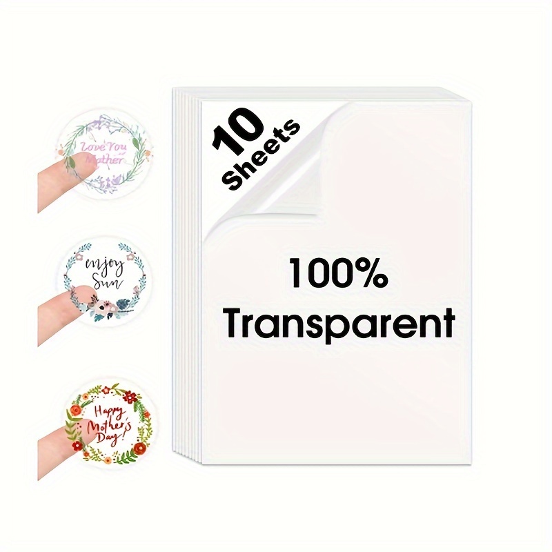 10 pièces couverture de livre en plastique auto-adhésive documents  transparents à l'usage étudiant