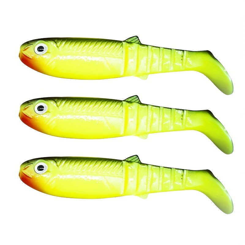 Soft Bait T Tail 3d Eyes Earthworm Soft Lure Artificial - Temu