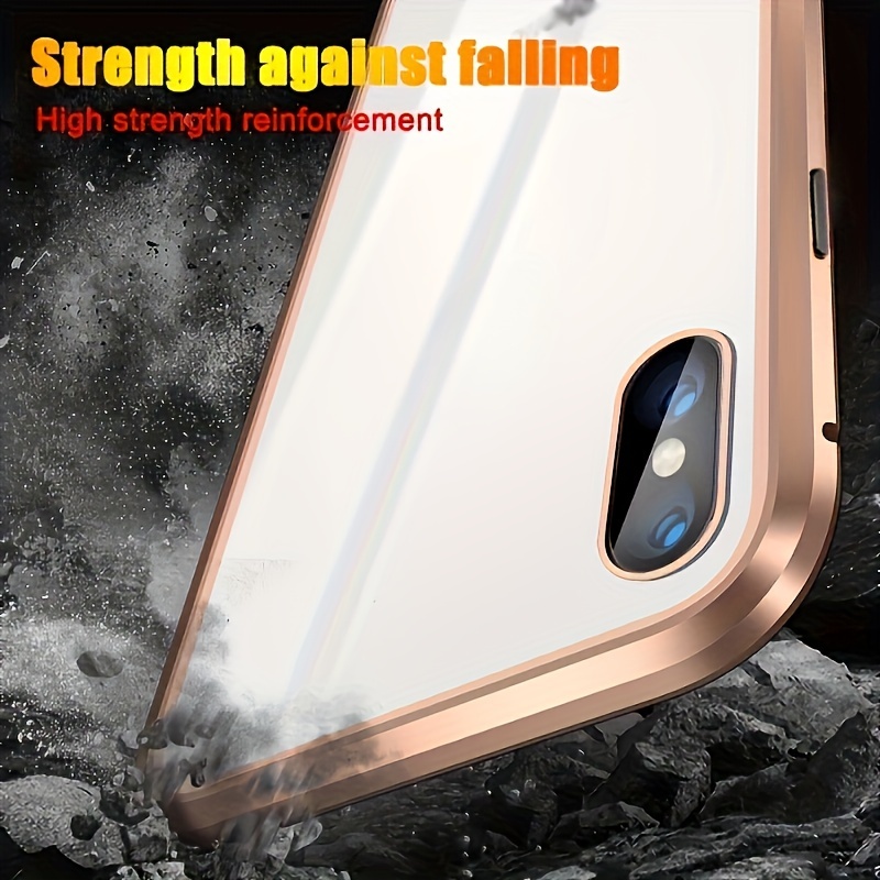 Case Funda Cristal templado QDos Magnetico iPhone XS Max – ForwardContigo