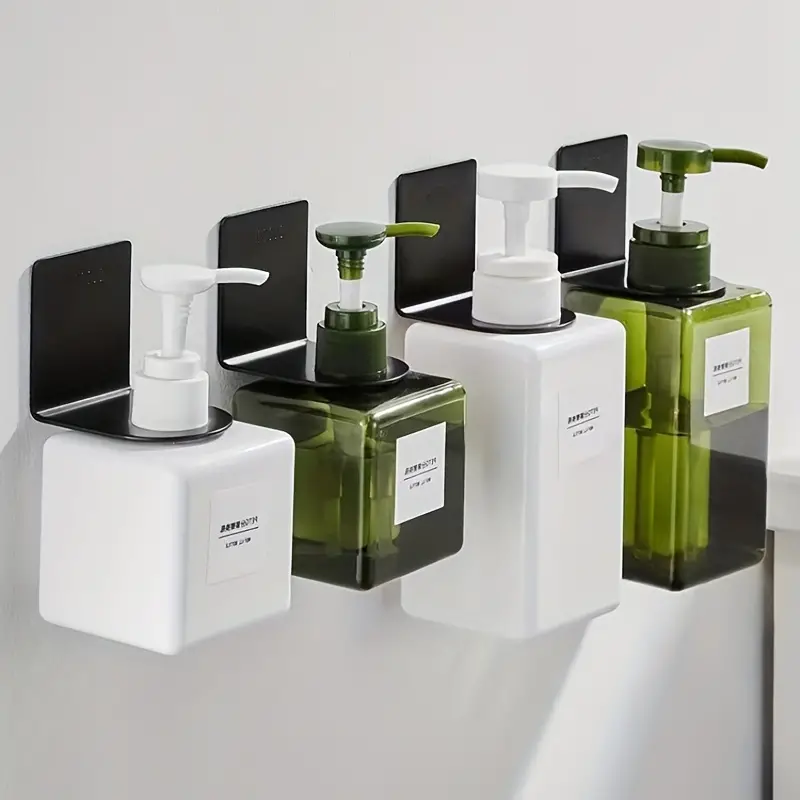 Stainless Steel Shampoo Bottle Hanger, Wall-mounted Non-punching Shampoo  Shower Gel Bottle Holder, Bathroom Bottle Storage Rack, Bathroom  Accessories - Temu