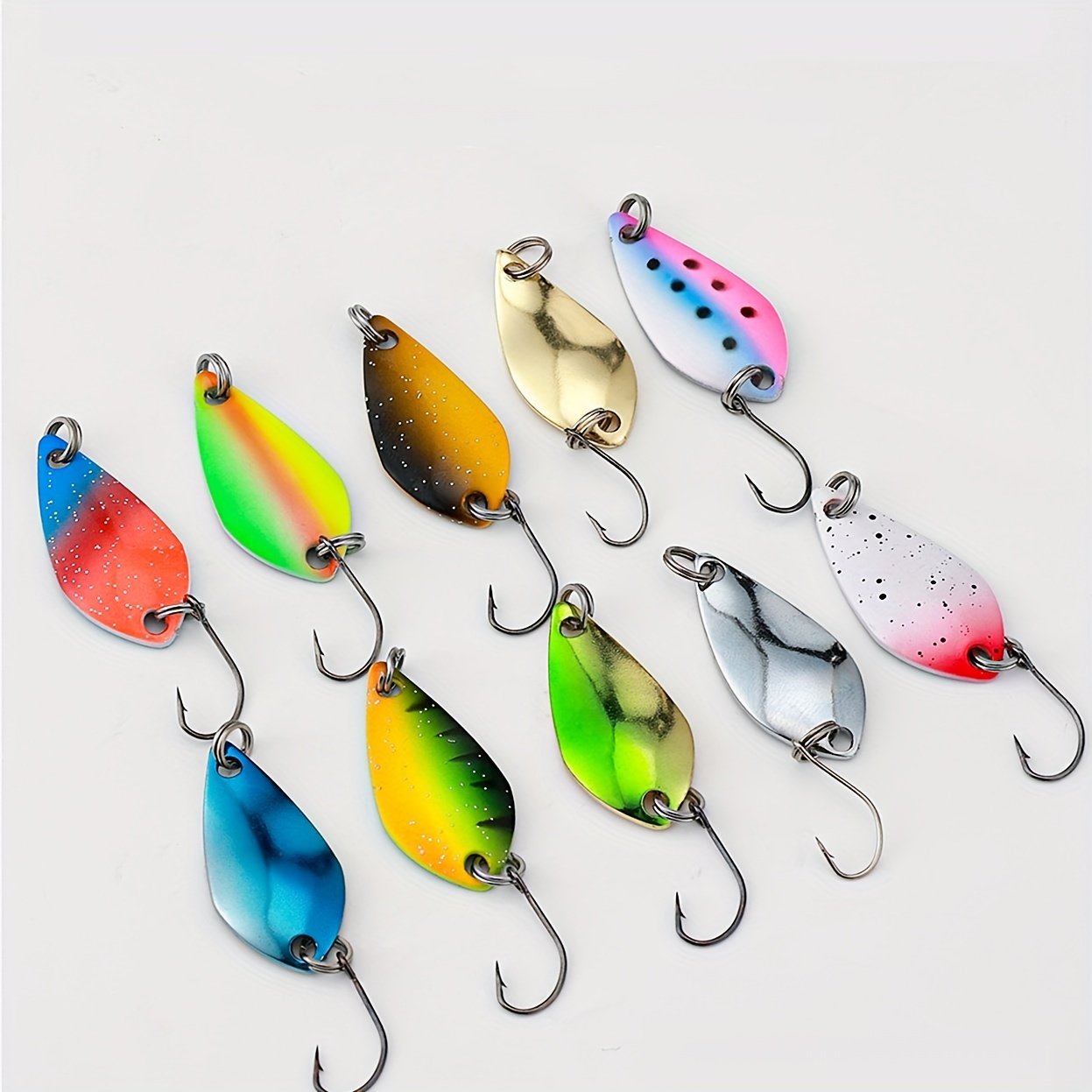 Metal Spinner Spoon Fishing Lures 5g Gold Silver Artificial - Temu