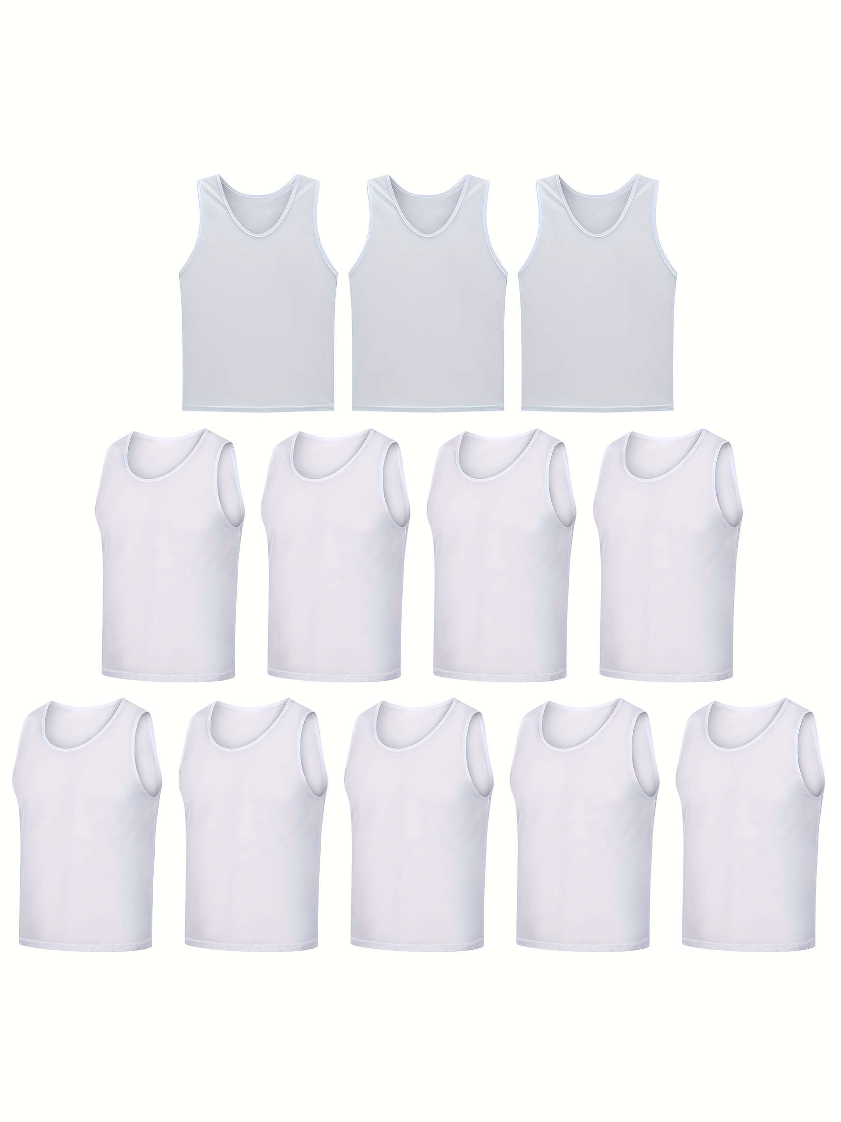 12PCS Adults Soccer Quick Drying Football Vest Practice Sports Vest  Breathable Bibs