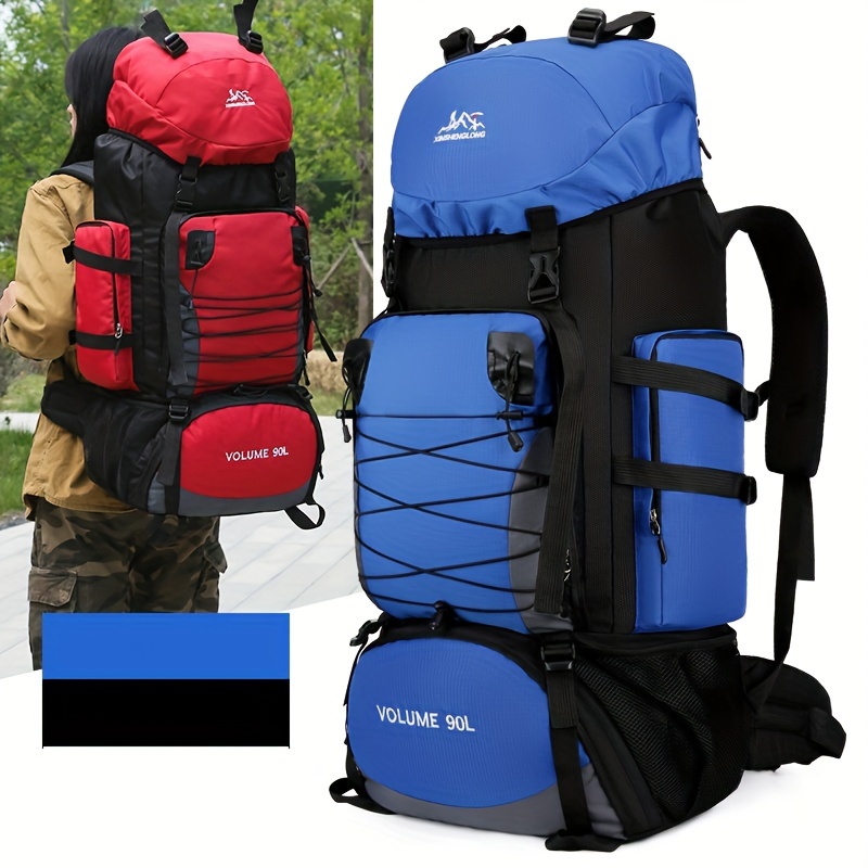 Mochila de acampada de 70l para hombre, bolsa de viaje para escalada,  mochila grande de almacenamiento