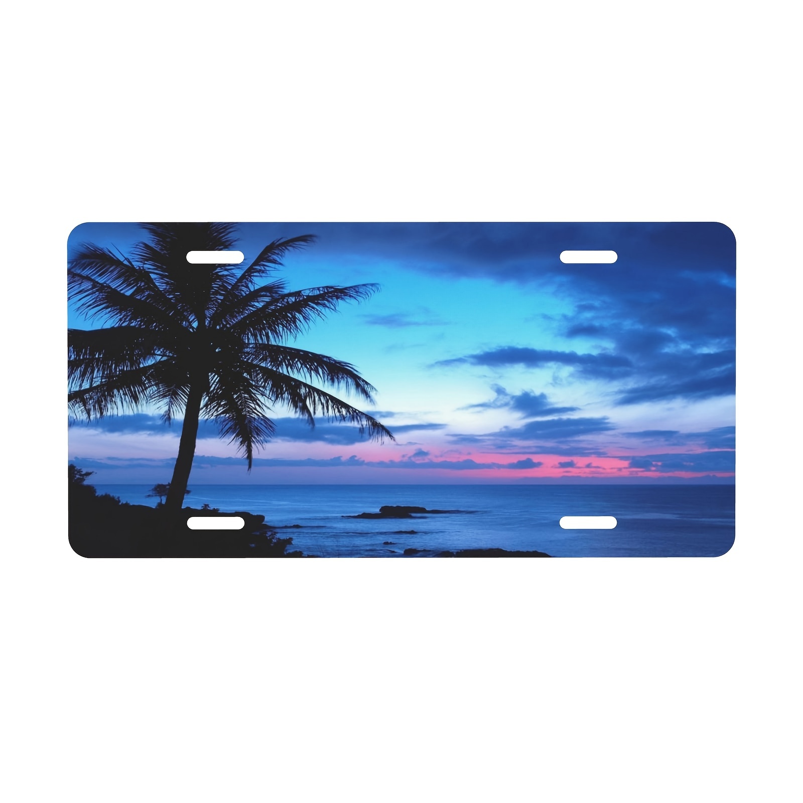 Cute Fluffy Honey Bumblebee Queen Bee Aluminum License Plate Decorative